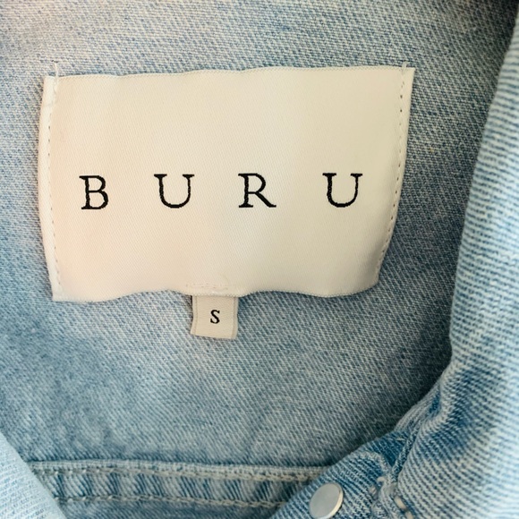 Women’s Buru Jean Jacket Sz S - Picture 3 of 4